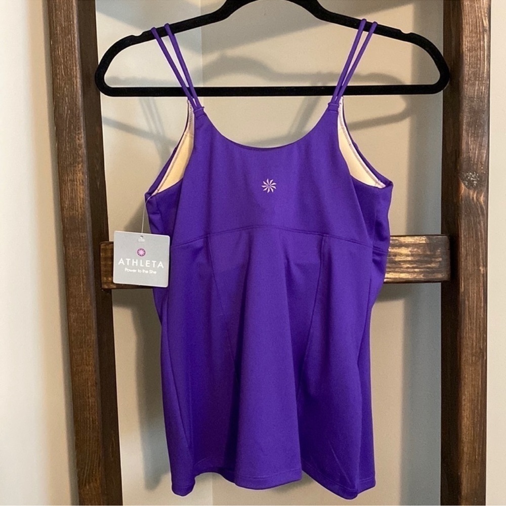 Athleta Vibrant Purple Sports Bra - Picture 3 of 5